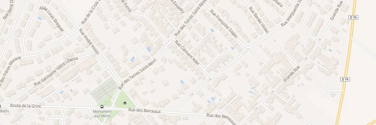 Plan du 10 Rue Clément Ader à Bétheny