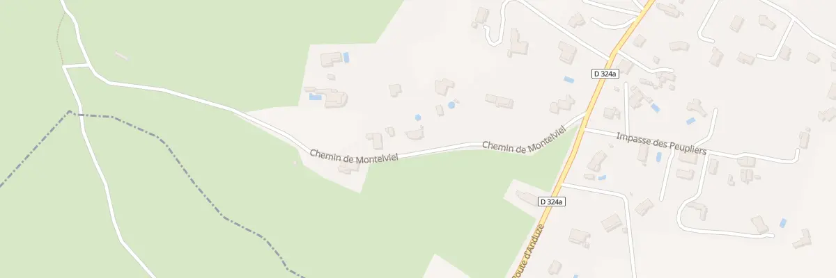 Plan du 194 Che de Montelviel à Saint-Christol-lez-Alès