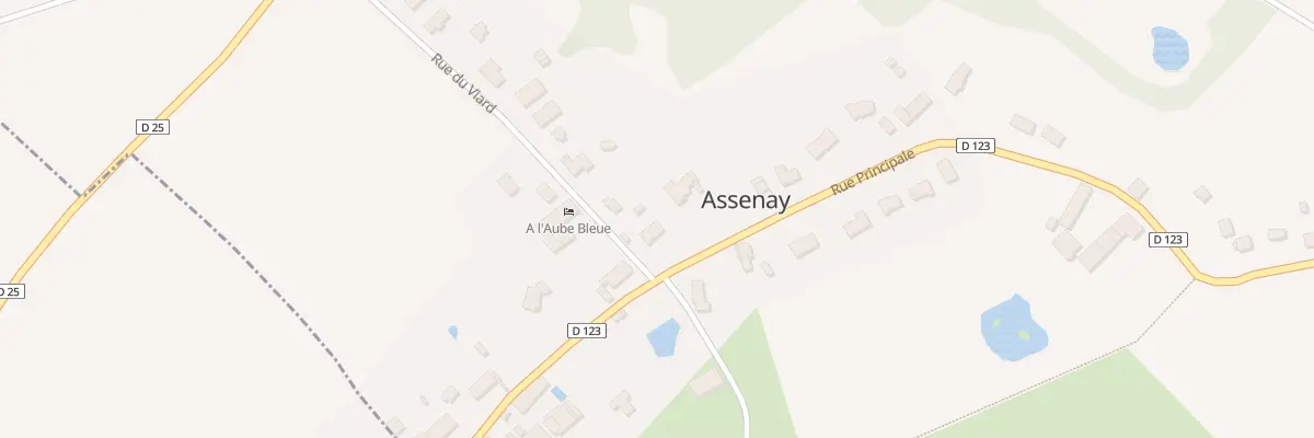 Plan du 3 Rue du Viard à Assenay