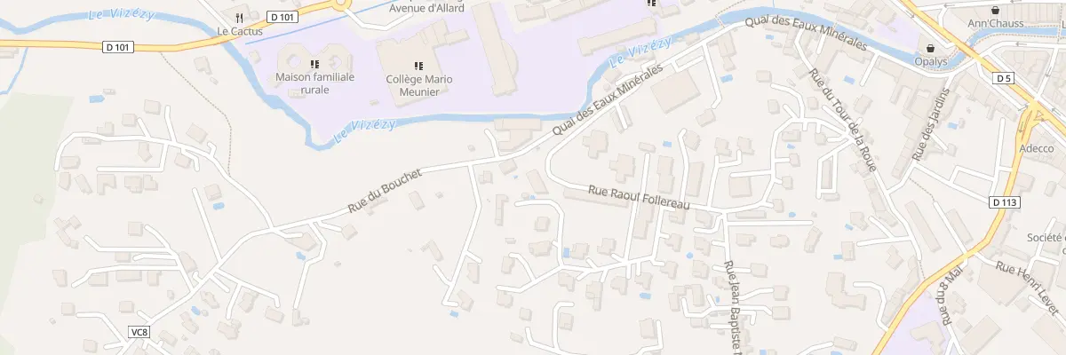 Plan du 31 Rue Raoul Follereau à Montbrison
