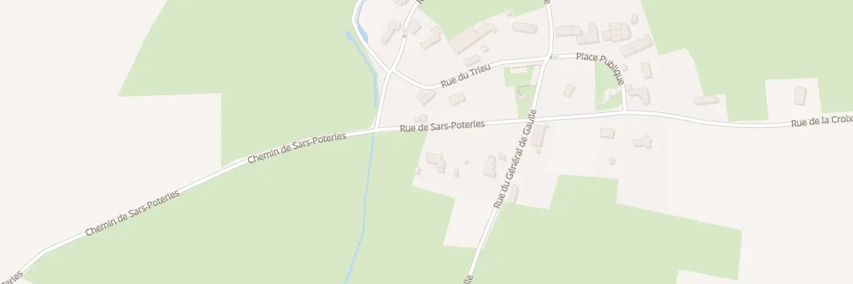 Plan du 2 Che de Sars Poteries à Lez-Fontaine