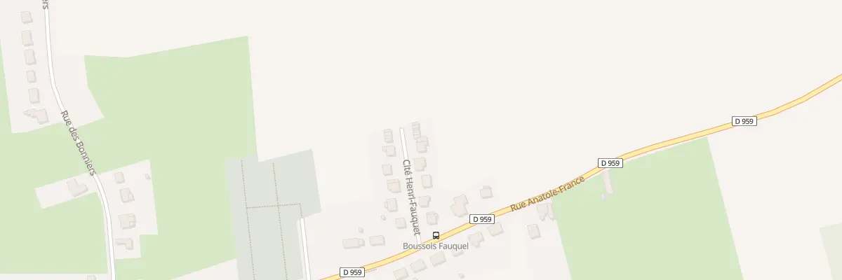 Plan du 1 Cite Fauquel à Boussois