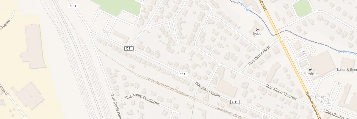 Plan du 508 Rue Jean Moulin à Riorges