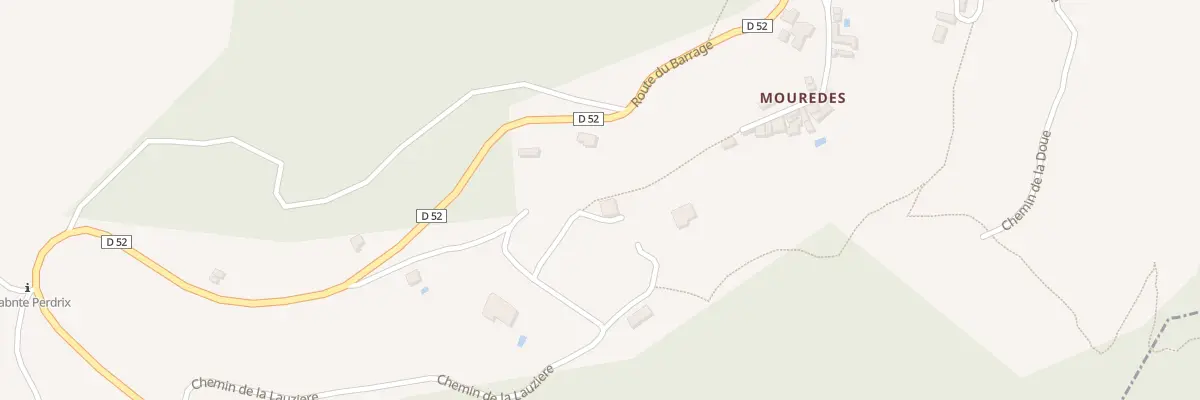 Plan du 5295 Che des Mouredes à Malbosc