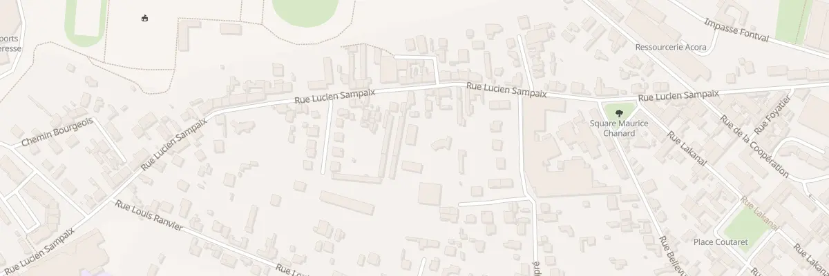 Plan du 109 Rue Lucien Sampaix à Roanne