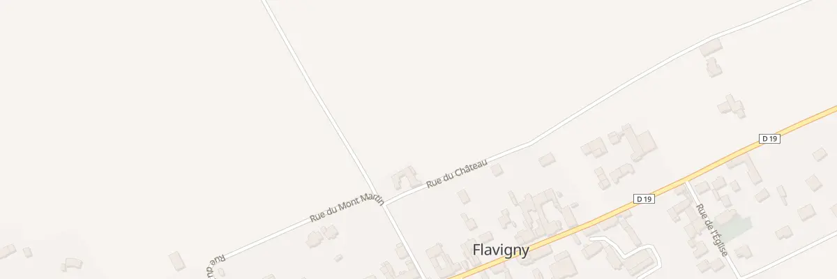Plan du 3 Rue du Château à Flavigny