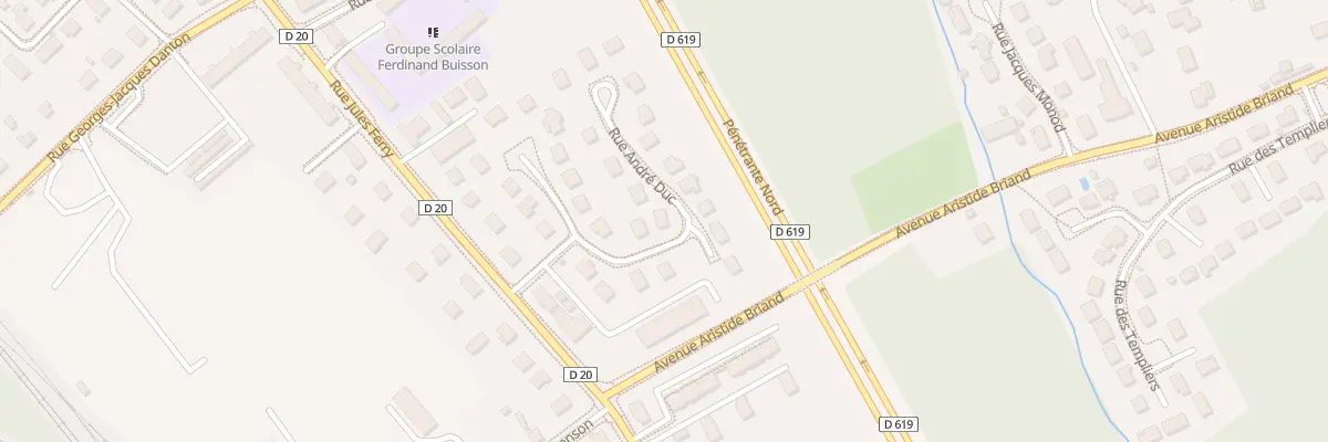 Plan du 25 Rue Andre Duc à La Chapelle-Saint-Luc