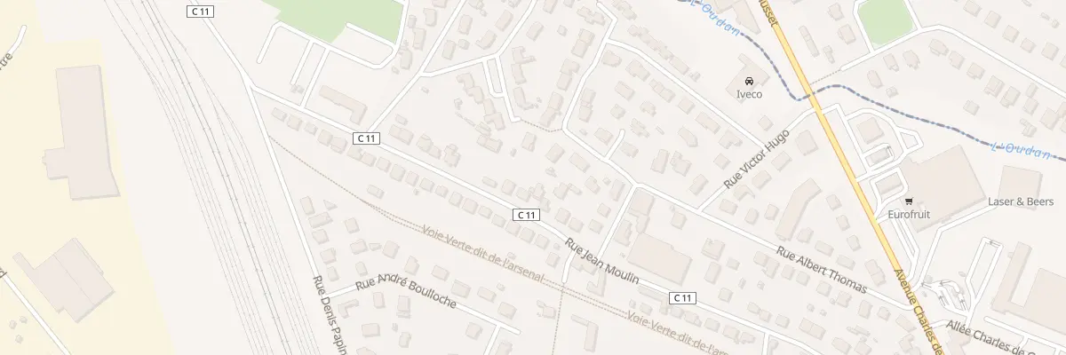 Plan du 486 Rue Jean Moulin à Riorges