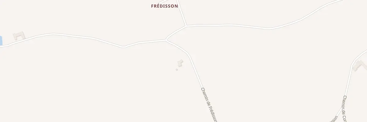 Plan du 625 Che de Frédisson à Cordelle