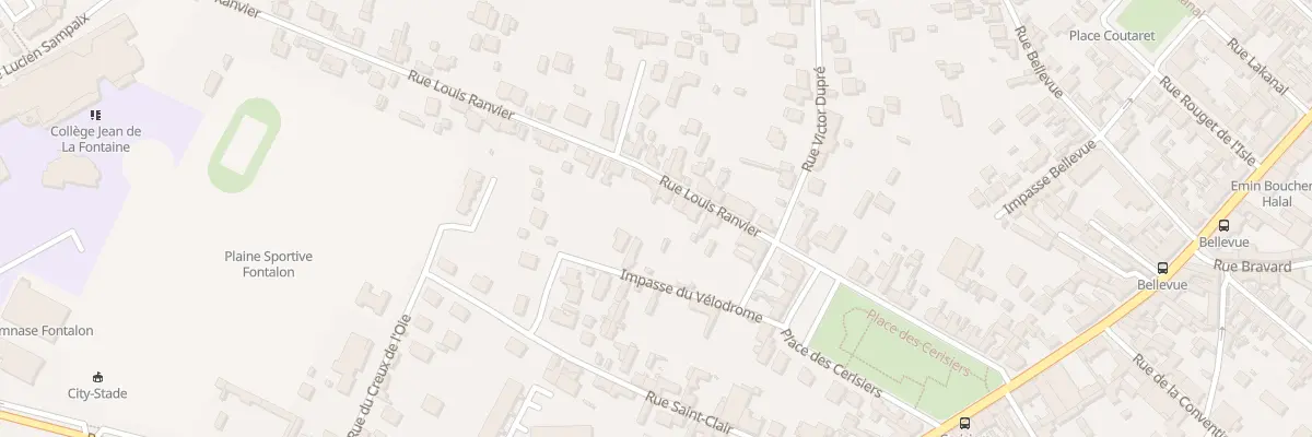Plan du 17 Rue Louis Ranvier à Roanne