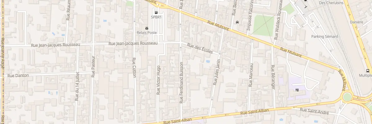 Plan du 23 Rue Ferdinand Buisson à Roanne