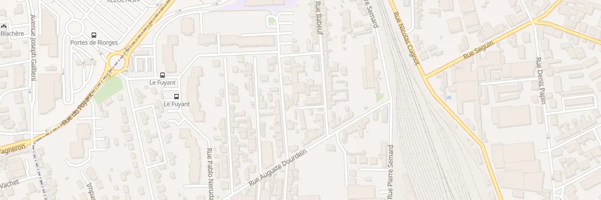 Plan du 7B Rue Babeuf à Roanne