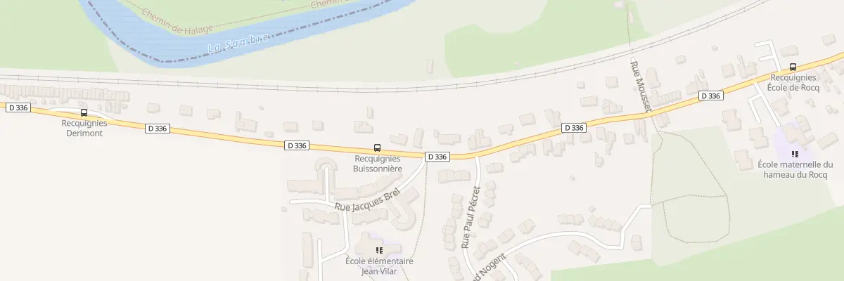 Plan du 17 Rue à Beugnies Ham de Rocq à Recquignies