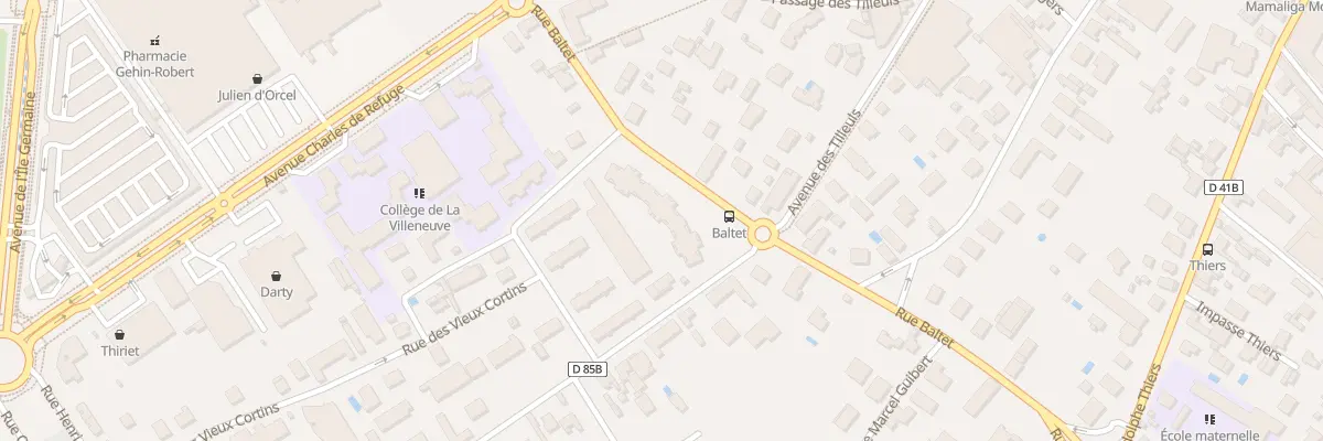 Plan du 38 Rue Charles Baltet à Saint-André-les-Vergers