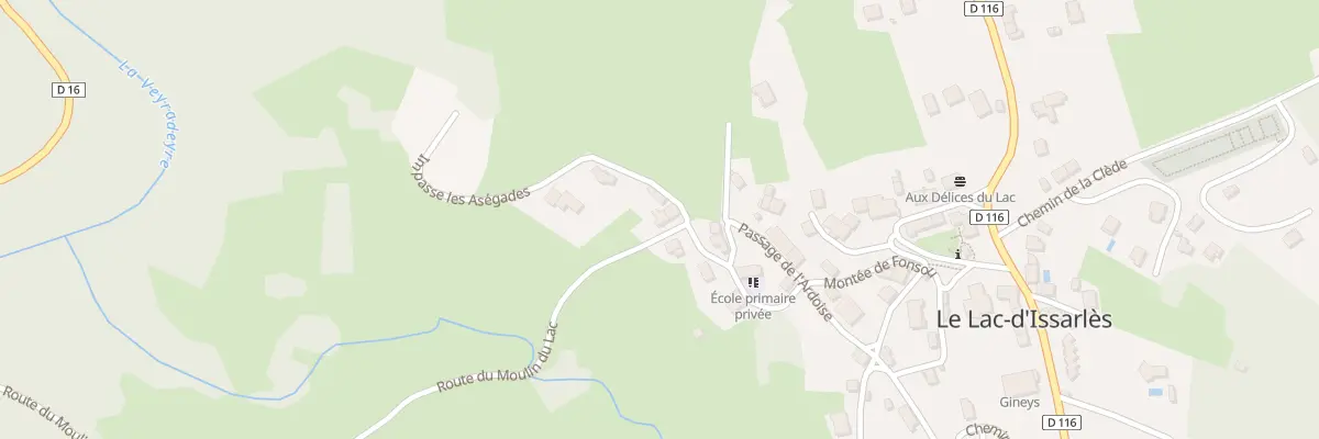 Plan du 5049 Le Village au Lac-d’Issarlès