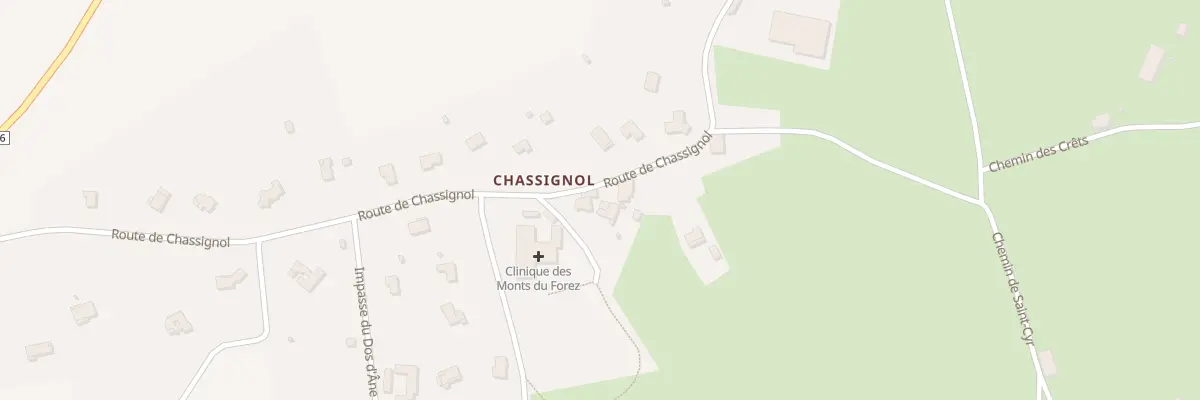 Plan du 650 Rte de Chassignol à La Bénisson-Dieu