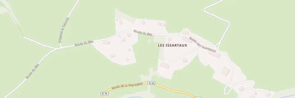Plan du 5157 Les Issartaux au Lac-d’Issarlès