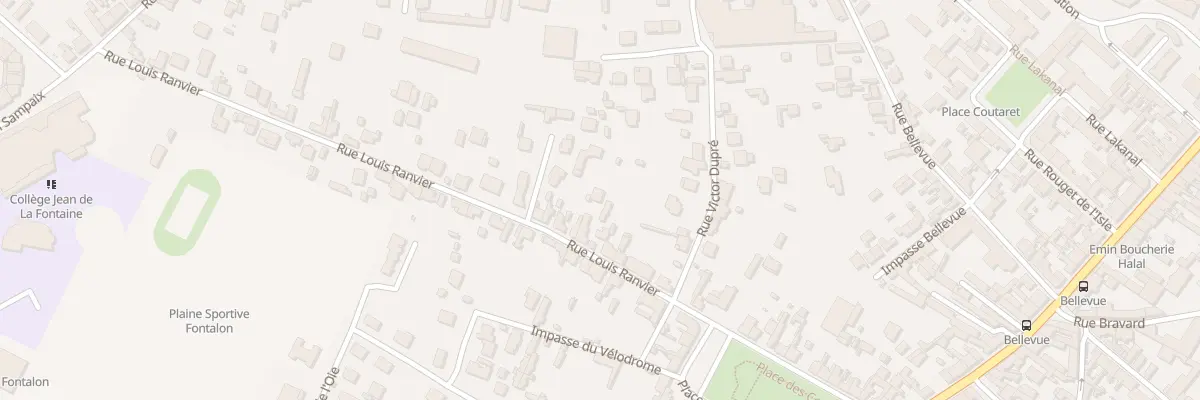 Plan du 60 Rue Louis Ranvier à Roanne
