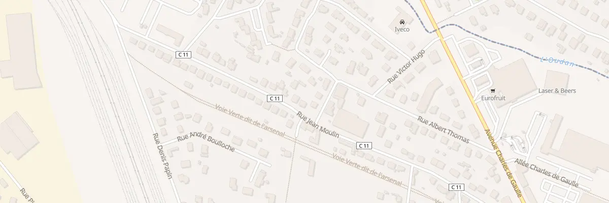 Plan du 440 Rue Jean Moulin à Riorges