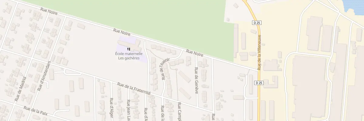 Plan du 14 Rue de l’Avenir à Gueugnon