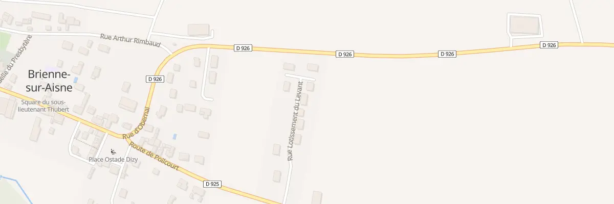 Plan du 14 Rue Lotissement du Levant à Brienne-sur-Aisne