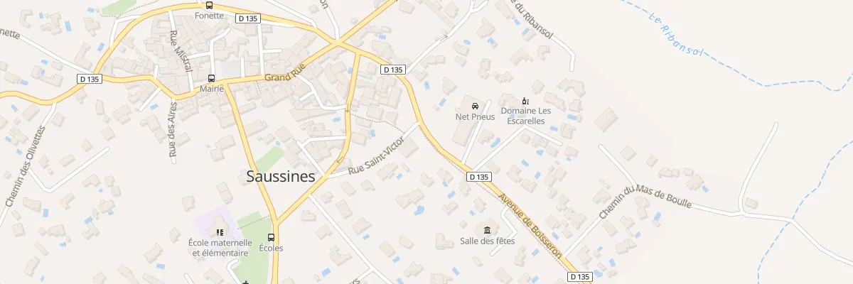Plan du 90 Rue Saint-victor à Saussines