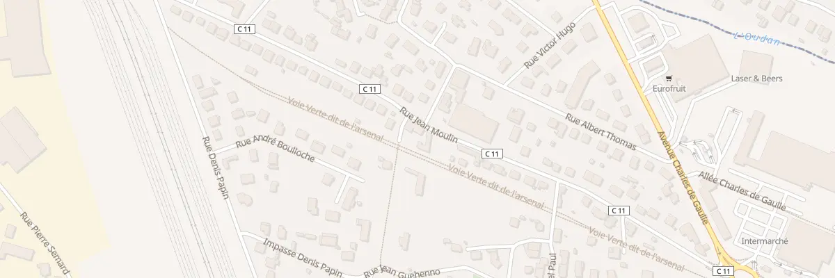 Plan du 397 Rue Jean Moulin à Riorges