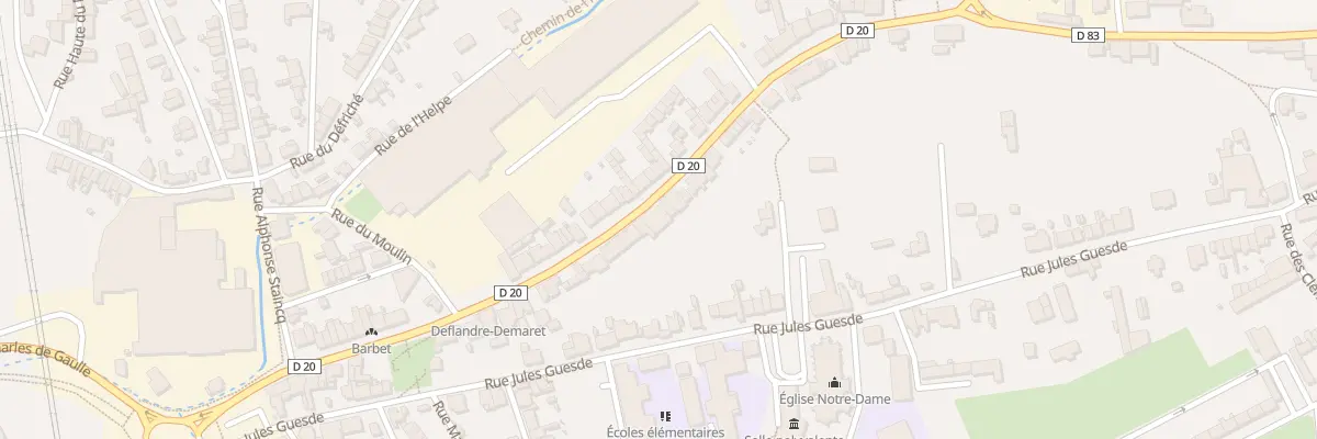 Plan du 80 Rue du Maire Coppeaux à Fourmies