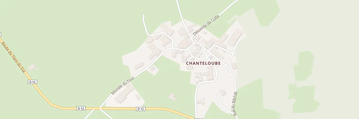 Plan du 22 Rue du Coq à Valprivas