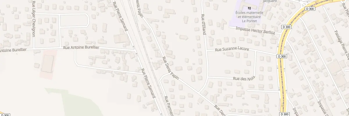 Plan du 388 Rue Denis Papin à Riorges