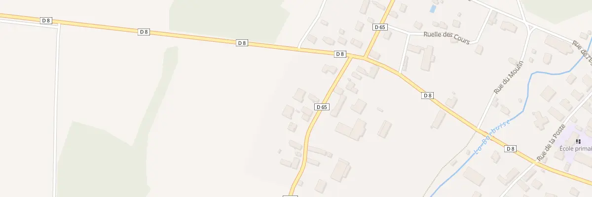 Plan du 23 Rue du Château à Pouan-les-Vallées