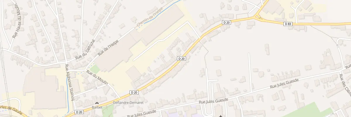 Plan du 89 Rue du Maire Coppeaux à Fourmies