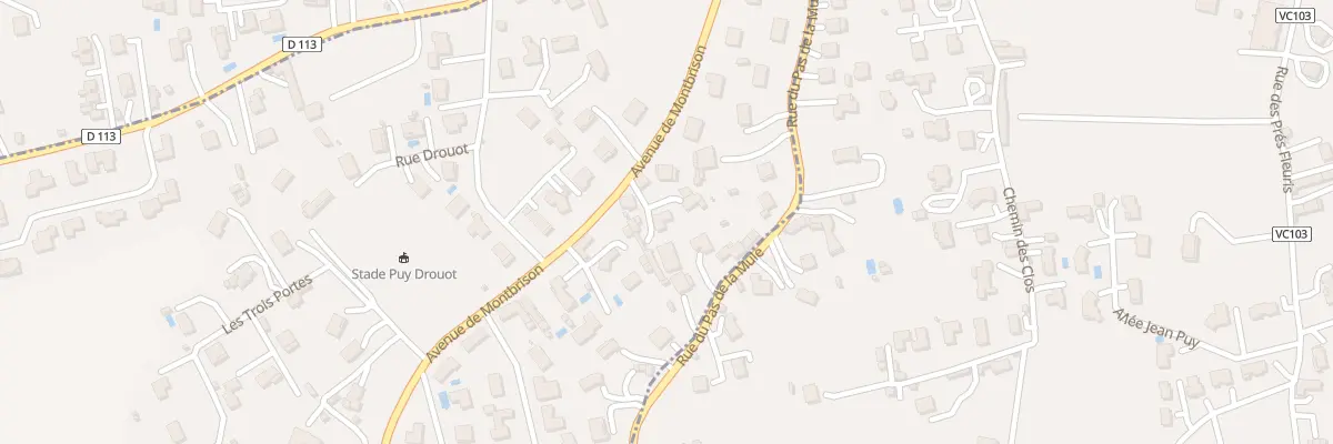 Plan du 58C Av de Montbrison à Écotay-l’Olme