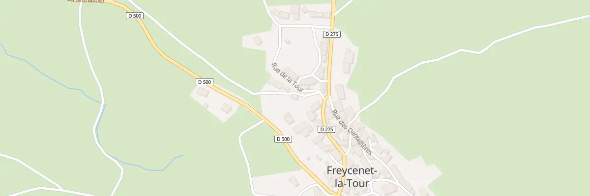 Plan du 1 Che de Saint Regis à Freycenet-la-Tour