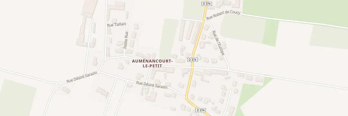 Plan du 19 Rue Saint Thierry à Auménancourt