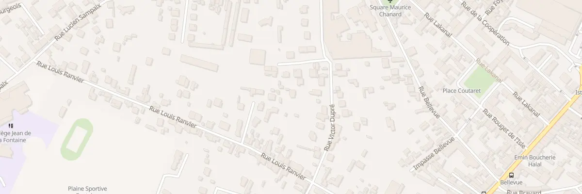 Plan du 17B Rue Victor Dupré à Roanne