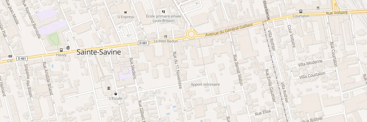 Plan du 1B Rue du 11 Novembre à Sainte-Savine