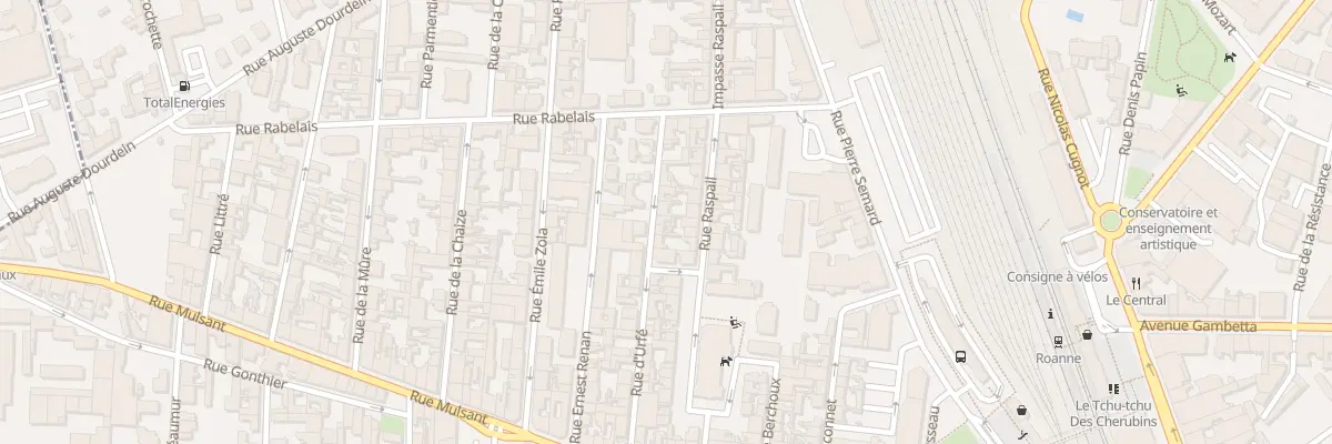 Plan du 36 Rue d’Urfé à Roanne