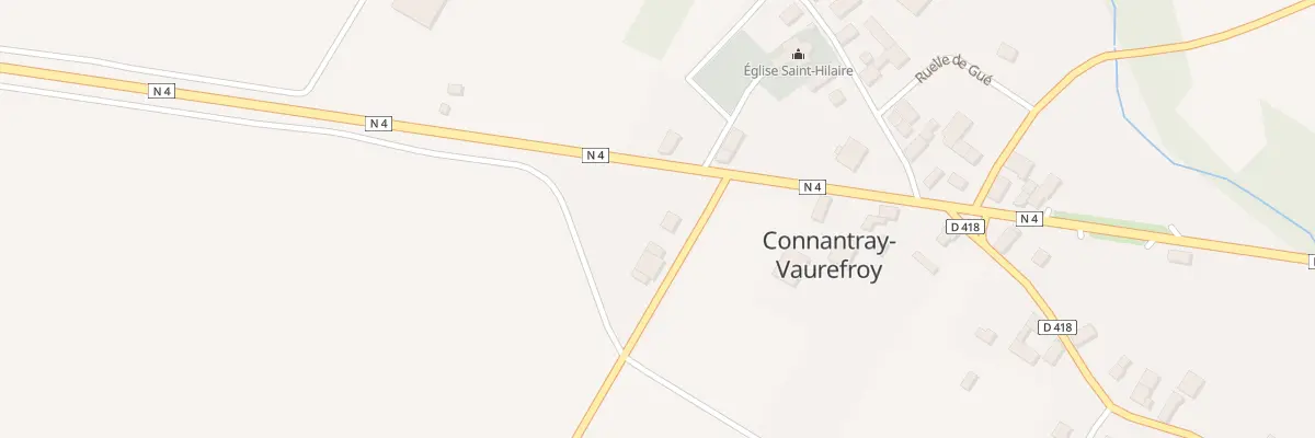 Plan du 1 Rte d’Euvy à Connantray-Vaurefroy