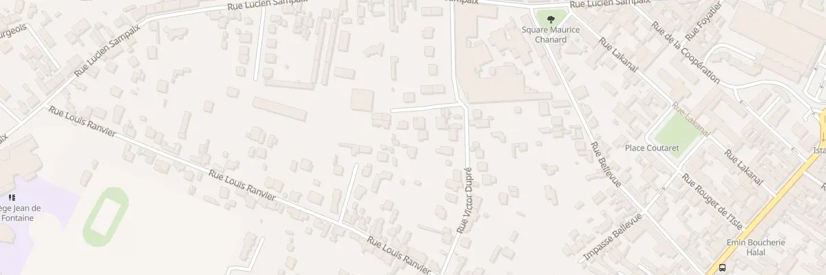 Plan du 21 Rue Victor Dupré à Roanne