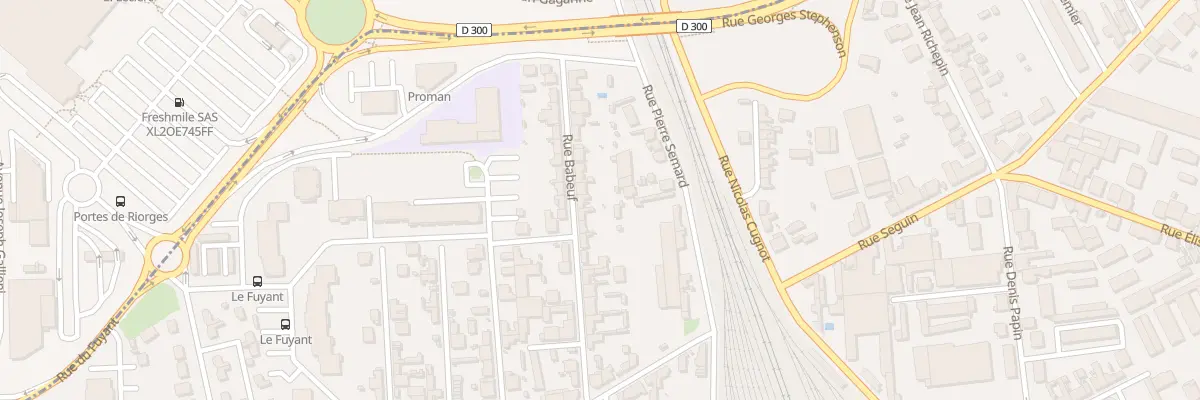 Plan du 26 Rue Babeuf à Roanne