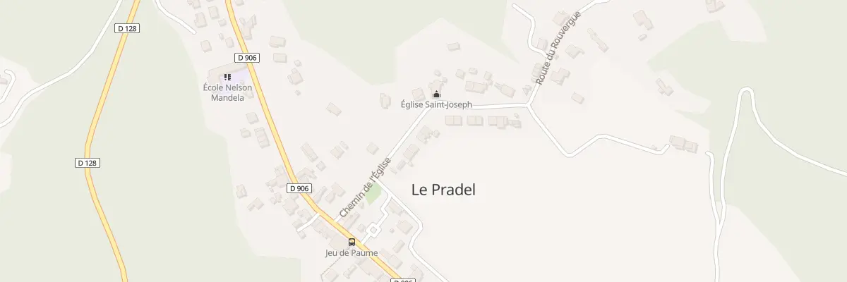 Plan du 158 Che de l’Église à Laval-Pradel