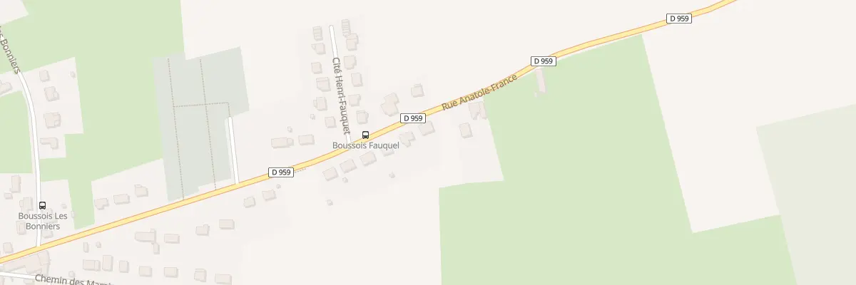 Plan du 126 Rue Anatole France à Boussois