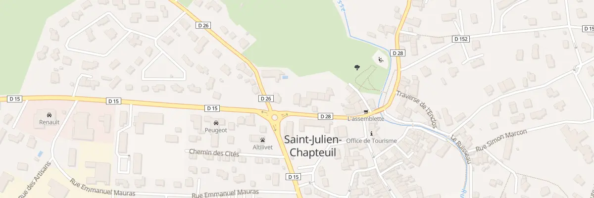 Plan du 9005 Rte du Puy en Velay à Saint-Julien-Chapteuil