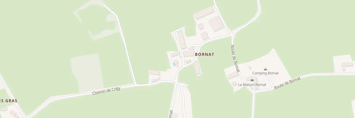 Plan du 5057 Bornat à Versaugues