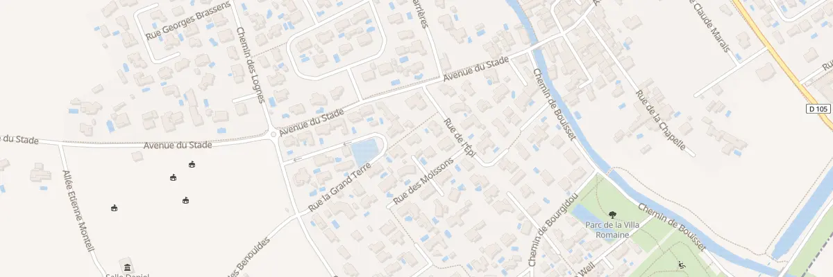 Plan du 202 Rue des Moissons à Valergues
