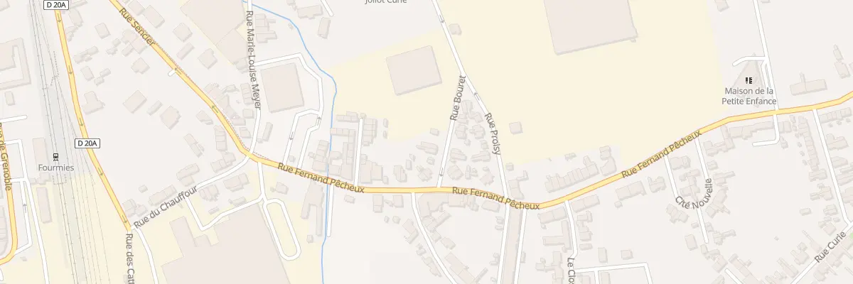 Plan du 5 Rue Bouret à Fourmies