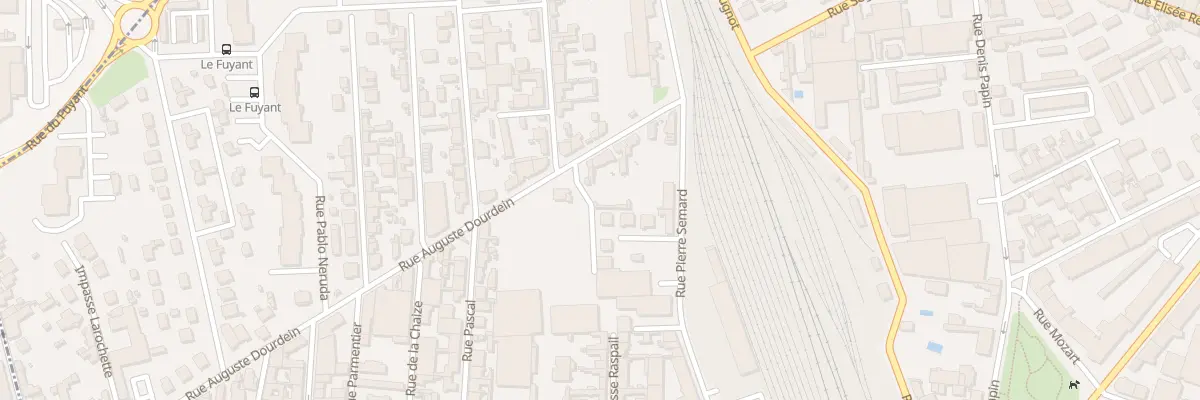 Plan du 15 Rue Auguste Dourdein à Roanne