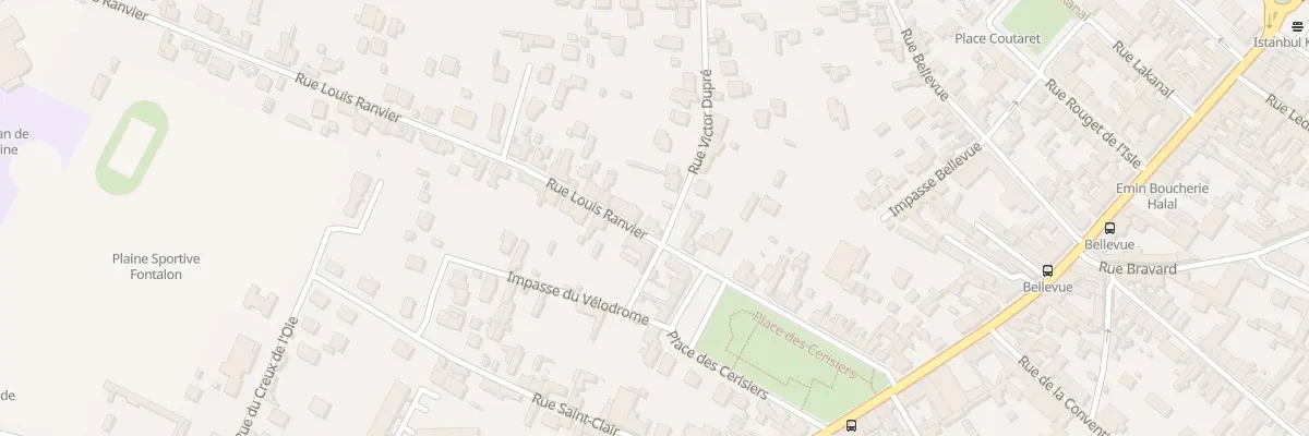 Plan du 40 Rue Louis Ranvier à Roanne