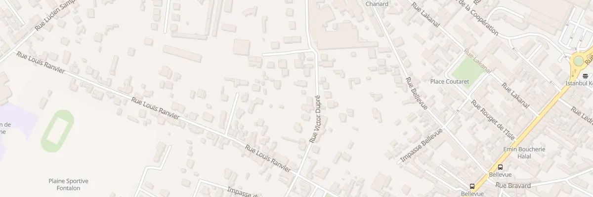 Plan du 17 Rue Victor Dupré à Roanne
